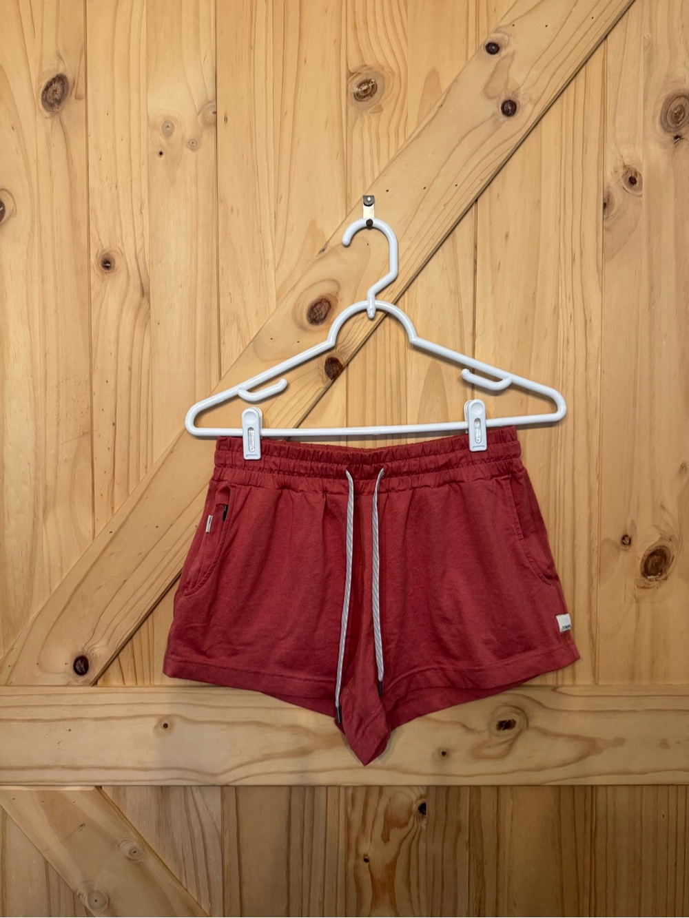 Women's Peach Drawstring Lounge Shorts